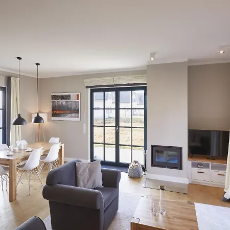 Reetland Am - Premium Reetdachvilla Mit 3 Schlafzimmern, Sauna Und Kamin F09 * Dranske