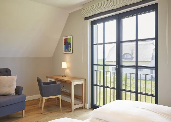 Сasa de vacaciones Reetland Am - Premium Reetdachvilla Mit 3 Schlafzimmern, Sauna Und Kamin F09 Dranske